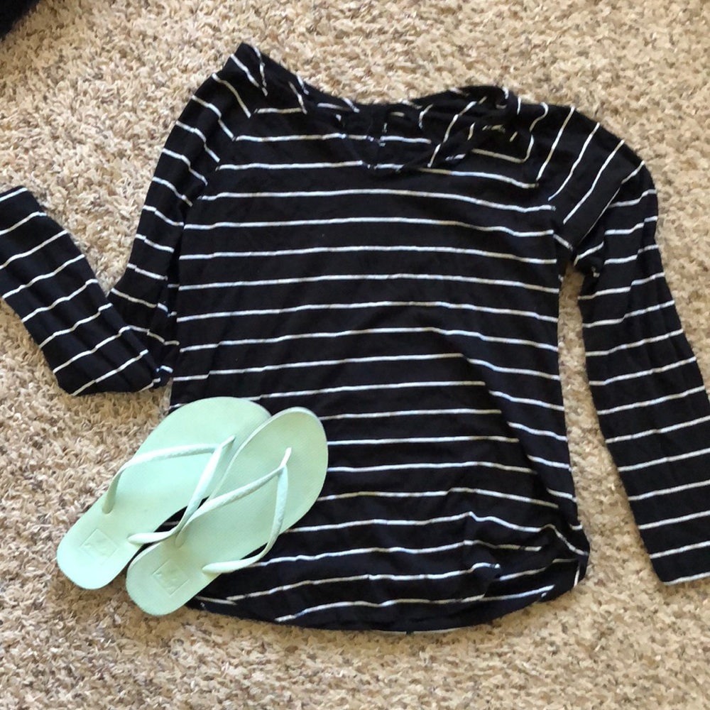 Long sleeve striped shirt